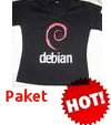 PAKET SPESIAL 3 KAOS CEWEK - google, debian, garuda